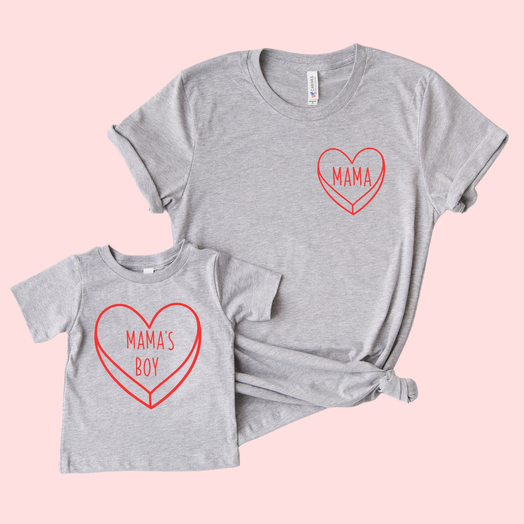 Mommy and Me Valentines Day Shirt Set, Mama Valentines Shirt, Mama Valentines Day, Valentine Day Set, Matching Set, Valentines Day Gift